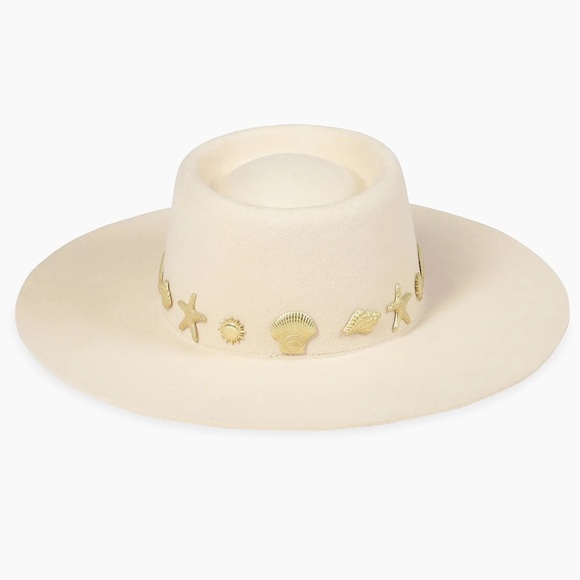 Lack Of Color Seaside Wool Wide-Brim Boater Hat - Picture 3 of 12